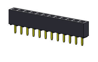 Dişi Konnektör 2.00mm Tek Sıra Dip TİP 1*2PIN - 1*40PIN H=4.30mm