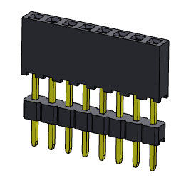Dişi Başlık Konnektörü 2.00mm Tek Sıra Yükseltilmiş Tip 1*2PIN - 1*40PIN