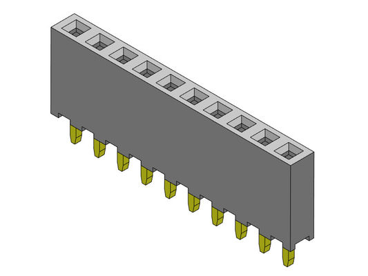 Dişi Başlık Konnektörü 2.00mm Tek Sıra Dip TİP 1*2PIN - 1*40PIN H=6.35mm