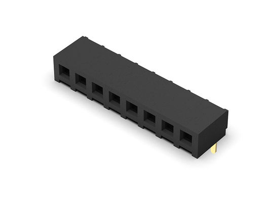 Dişi Başlık Konnektörü 2.00mm Tek Sıralı R/A Daldırma TİPİ 1*2PIN - 1*40PIN H=4.30mm