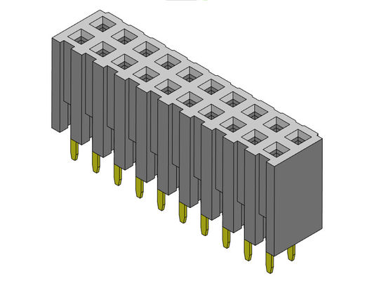 Dişi Başlık Konnektörü 2.00mm Çift Sıralı Dip TİPİ 2*2PIN - 2*40PIN H=7.20mm