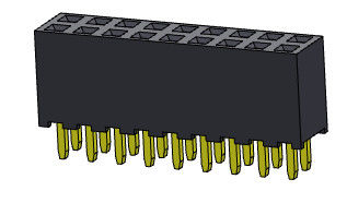 Dişi Başlık Konnektörü 2.00mm Çift Sıralı Daldırma TİPİ 2*2PIN - 2*40PIN H=6.35mm