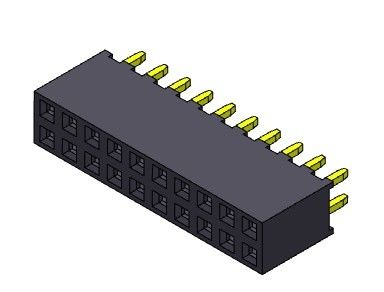Dişi Başlık Konnektörü 2.00mm Çift Sıralı Daldırma TİPİ 2*2PIN - 2*40PIN H=6.35mm
