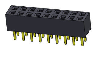 Dişi Başlık Konnektörü 2.00mm Çift Sıralı Daldırma TİPİ 2*2PIN - 2*40PIN H=4.30mm