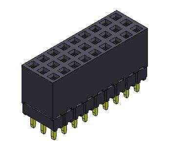 Dişi Başlık Konnektörü 2.00mm Üç Sıralı Yükseltilmiş Tip 3*2PIN - 3*40PIN