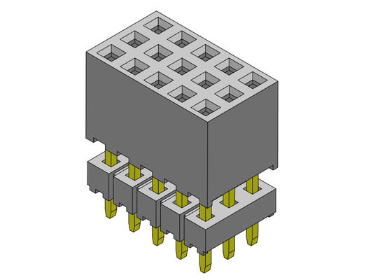 Dişi Başlık Konnektörü 2.00mm Üç Sıralı Yükseltilmiş Tip 3*2PIN - 3*40PIN