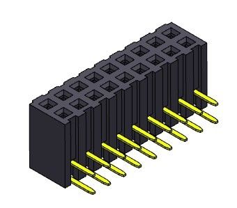 2.00mm Dişi Pin Başlıkları Dip TİPİ 2*2PIN - 2*40PIN H=4.85mm