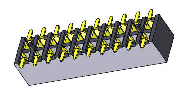 2.00mm Düşük Profilli Dişi Başlık SMT TİPİ 2*2PIN ila 2*40PIN