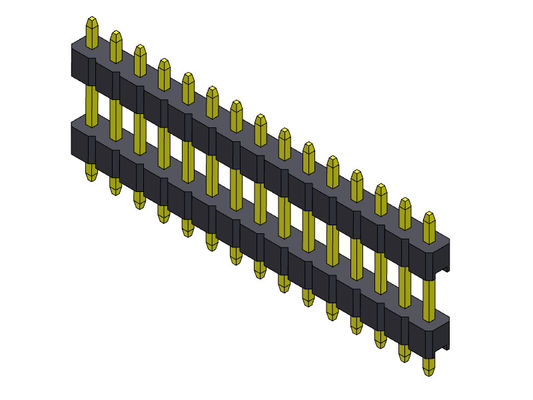 Pim Başlığı Konnektörü 2.00mm Tek Sıra Yığın DIP TİPİ 1*2PIN - 1*40PIN H=2.00MM