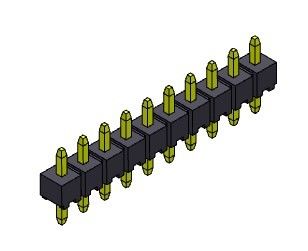 Pim Başlığı Konnektörü 2.00mm Tek Sıra Dip TİP 1*2PIN - 1*40PIN H=2.00MM