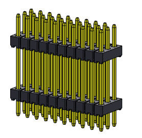 Pin Başlık Konnektörü 2.00mm Üç Sıralı Yığın DIP TİPİ 3*2PIN - 3*40PIN