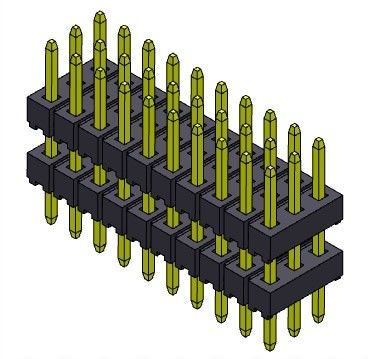 Pin Başlık Konnektörü 2.00mm Üç Sıralı Yığın DIP TİPİ 3*2PIN - 3*40PIN