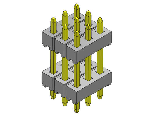 Pin Başlık Konnektörü 2.00mm Üç Sıralı Yığın DIP TİPİ 3*2PIN - 3*40PIN