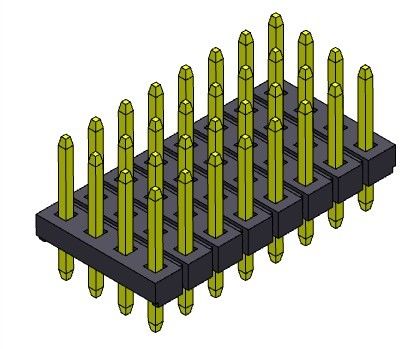 Pim Başlığı Konnektörü 2.00mm Dört Sıralı Düz ​​TİP 4*3PIN - 4*40PIN H=1.50MM