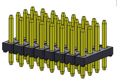 Pim Başlığı Konnektörü 2.00mm Dört Sıralı Düz ​​TİP 4*3PIN - 4*40PIN H=1.50MM