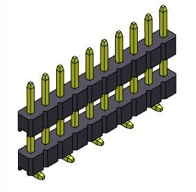 Pim Başlığı Konnektörü 2.00mm Tek Sıralı Yığın SMT TİPİ 1*2PIN - 1*40PIN