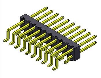 Pim Başlığı Konektörü 2.00mm Çift Sıralı Yan Giriş SMT TİPİ 2*3PIN - 2*40PIN H=2.00MM