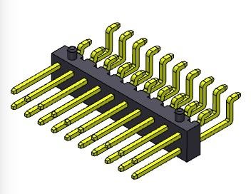 Pim Başlığı Konektörü 2.00mm Çift Sıralı Yan Giriş SMT TİPİ 2*3PIN - 2*40PIN H=2.00MM