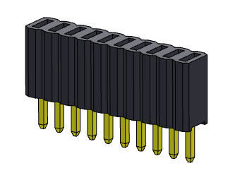 Dişi Başlık Konnektörü 1.27mm Tek Sıralı Düz ​​Tip 1*2PIN - 1*50PIN H=4.60mm