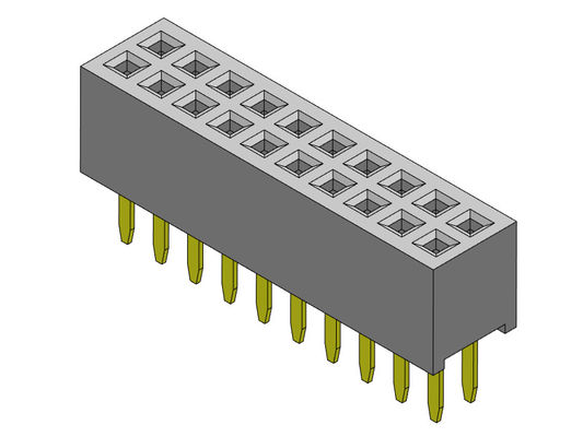 Dişi Konnektör 1.27mm Çift Sıralı Düz ​​Tip 2*2PIN - 2*40PIN H=3.40mm