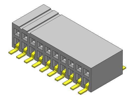 Dişi Başlık Konnektörü 1.27mm Çift Sıra Sild Giriş SMT Tipi 2*2PIN - 2*40PIN H=3.45mm