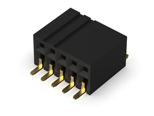 Dişi Başlık Konnektörü 1.27mm Çift Sıra Sild Giriş SMT Tipi 2*2PIN - 2*40PIN H=3.45mm