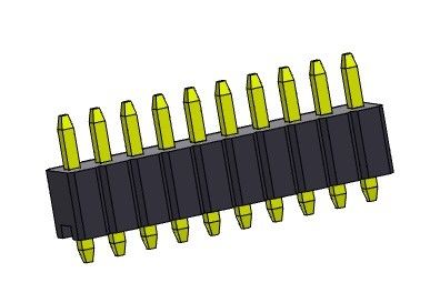 Pin Başlık Konnektörü 1.27mm Serise Tek Sıra Düz Tip 1*2PIN - 1*50PIN SQ0.46mm