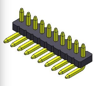 1.27mm Devre Kartı Başlık Konnektörleri Tek Sıralı R/A 1*2PIN - 1*50PIN