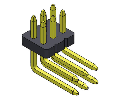 Çift Sıralı R/A Pimli Elektrik Konektörü Düz Tip 2*2PIN - 2*50PIN