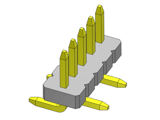 Tek Sıralı Pin Başlıkları Konnektörleri Düz SMT Tipi 1*2PIN - 1*40PIN