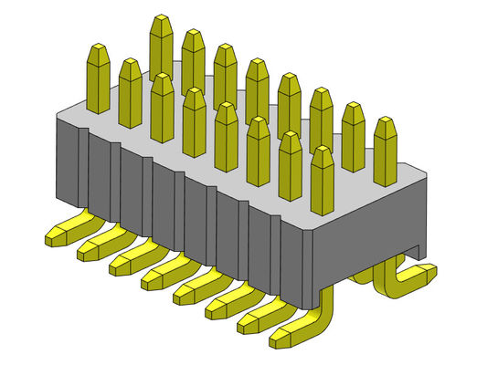 SMT Tipi Çift Sıralı Pim Başlığı 1.27*2.54mm 2*2PIN - 2*50PIN SQ0.46mm