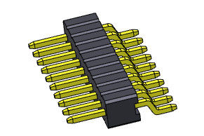 1.27mm Pin Dişi Başlık Konnektörü Evrensel Pin Konnektörü R/A 1*3PIN - 1*33PIN
