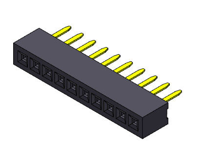 Dişi Başlık Konnektörü 1.00mm Tek Sıralı Düz ​​Tip 1*2PIN - 1*40PIN H=2.10mm