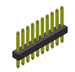 1*3PIN - 1*40PIN Tek Sıralı Başlık Konnektörü 1.00mm Düz Tip