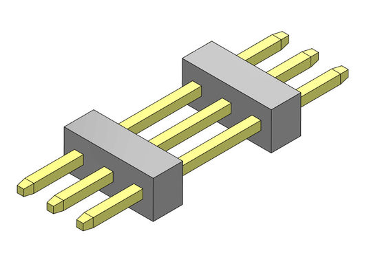 Pim Başlığı Konnektörü 1.00mm Tek Sıra Yığın Düz Tip 1*3PIN - 1*40PIN SQ0.30mm