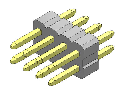 2 * 3PIN - 2 * 40PIN Pin Dişi Başlık Konnektörü 1.00mm Çift Sıralı Düz ​​Tip