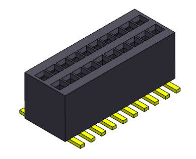 0.80mm Çift Sıralı SMT Dişi - Dişi Pin Başlığı 2 * 3PIN - 2 * 50PIN