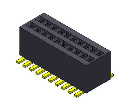 0.80mm Çift Sıralı SMT Dişi - Dişi Pin Başlığı 2 * 3PIN - 2 * 50PIN