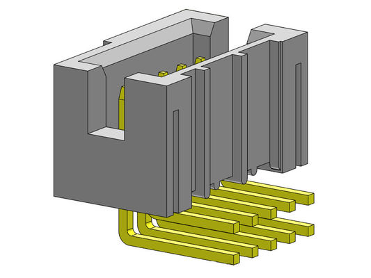 1,27 mm Kutu Başlığı Konnektörü Çift Sıralı R/A Daldırma Tipi 1,0AMP