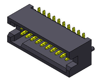 Mandallı 300V AC / DC Kutu Başlık Konnektörü 1.27mm SMT Tipi