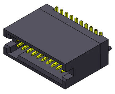 Çift Sıralı 1.27 Mm Kutu Başlığı SMT Tipi Mandallı 300V AC/DC