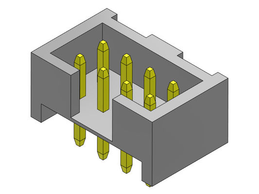 2mm Pitch Box Header Konektörü Çift Sıralı Düz ​​Daldırma Tipi H=4.80mm