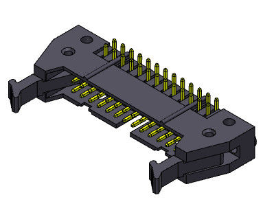 2.00mm İtici Başlığı Çift Sıralı Dik Açı Tipi Naylon9T 10-68Pin