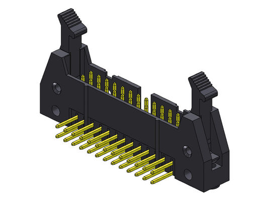 2.00mm İtici Başlığı Çift Sıralı Dik Açı Tipi Naylon9T 10-68Pin
