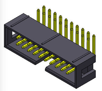 Çift Sıralı 2.54 Mm Kutu Başlığı Dik Açılı Tip 2*3-2*32Pin Nylot6T 3AMP