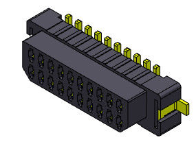 06-30 Pin SMT Kartından Karta Konnektör Pitch 1.00mm UL94V0 LCP