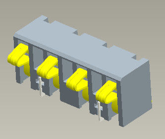 5.0AMP Pitch 4.25mm Batarya Kablo Konnektörleri 2-4Pin REACH sertifikalı