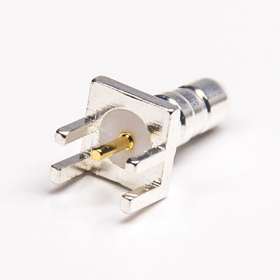 Koaksiyel kabloları bağlamak için 4 Delikli RF Sma Smb Konektörü 14.7MM