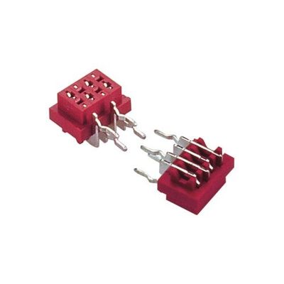 PCB Yuvası Daldırma Tipi Konnektör 1.27mm*1.5mm Dişi Sağ Açı