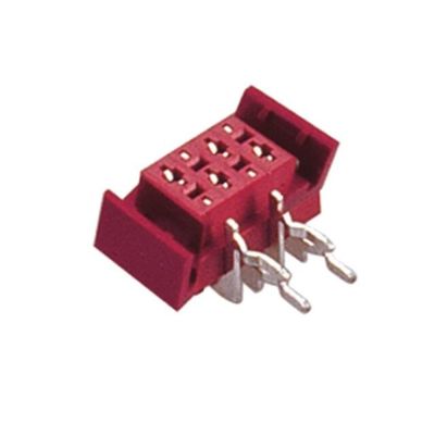 PCB Yuvası Daldırma Tipi Konnektör 1.27mm*1.5mm Dişi Sağ Açı